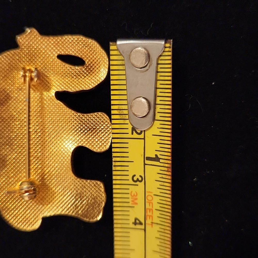 Vintage Cloisonne Elephant Pendant - Picture 4 of 5